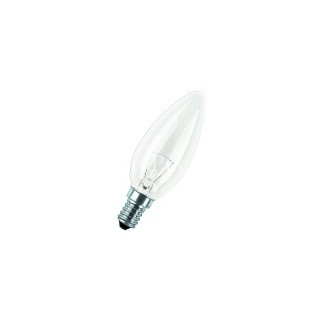 Лампа накаливания свеча Osram CLASSIC B CL 15W E14 прозрачная