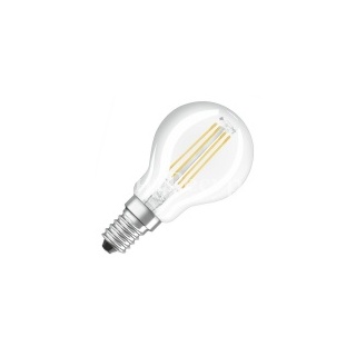 Лампа филаментная светодиодная шарик Osram LED P Retrofit CLAS P 40 4W/827 470lm E14 Filament