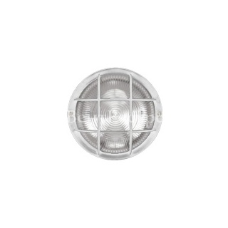 Светильник НПП2602  белый/круг с решеткой пластик 60Вт IP54 ИЭК