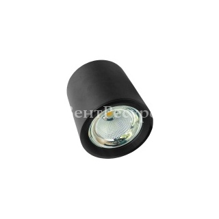 Светодиодный светильник FL-LED CUPSPOT Round 40W Black 4000K 4000Lm круглый 193x193mm