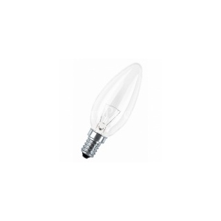 Лампа накаливания свеча Osram CLASSIC B CL 40W E14 прозрачная