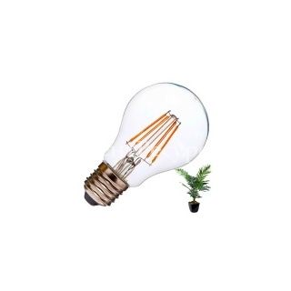 Светодиодная лампа для растений LED Fito Filament A60 6W 220V E27