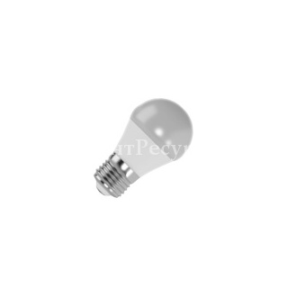 Лампа светодиодная шарик FL-LED GL45 7,5W 6400К 220V E27 45х80 700Лм холодный свет