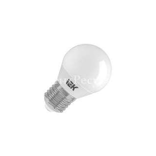 Лампа светодиодная ECO G45 шар 3Вт 230В 3000К E27 IEK