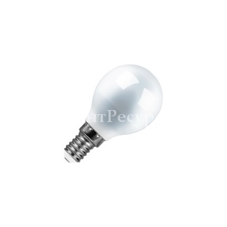Лампа светодиодная шарик Feron LB-95 7W 6400K 230V E14 G45 холодный свет