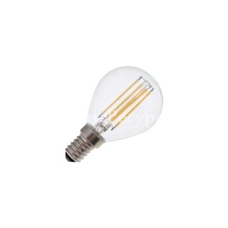 Лампа филаментная светодиодная шарик FL-LED Filament  G45 6W 3000К 220V 600lm E14 теплый свет