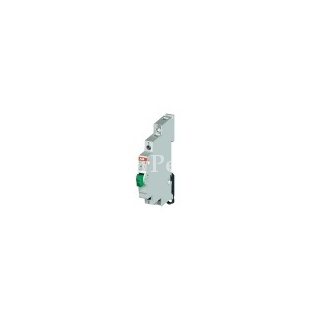 Модульный кнопочный выключатель ABB E215-16-11D с зеленой кнопкой