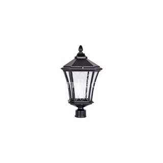 Светильник садово-парковый Лондон PL4035 E27 230*230*415мм черный (на столб)