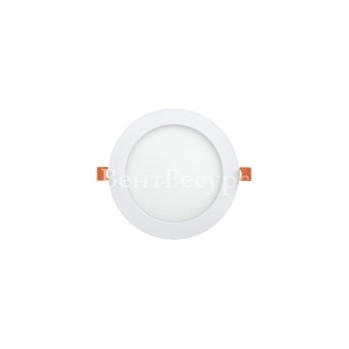 Светильник LED панель ДВО 1608 белый круг 18Вт 6500K IP20 225x23mm IEK