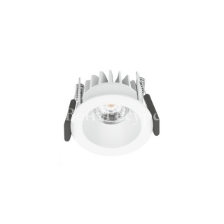 Светильник светодиодный DOWNLIGHT SPOT-DK LED FIX 7W 3000K 230V IP44 580Lm d66/D70/H58mm белый Ledva
