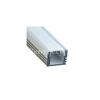Профиль для светодиодной ленты LED CAB261 накладной 15,5х12мм (11мм) алюминиевый 2 метра