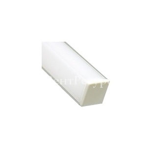 Профиль для светодиодной ленты LED CAB281 угловой квадратный 16х16мм (10,2мм) алюминиевый 2 метра