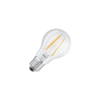 Лампа филаментная светодиодная OSRAM CLAS A60 6.5W(60W) 827 DIM 220-240V E27 240° L105x60mm Filament